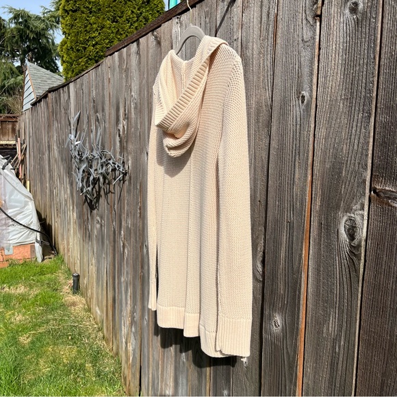 Marled by RC tan hooded open cardigan sweater size small - Picture 11 of 16